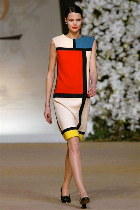 yves saint laurent mondrian dress.